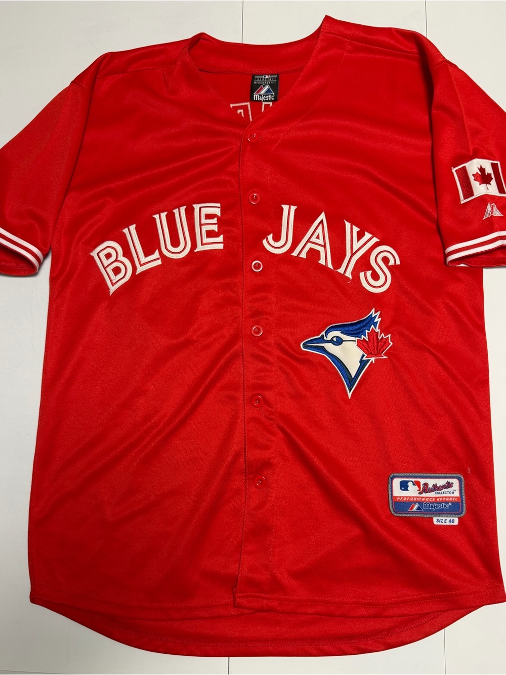 Majestic Toronto Blue Jays Canada Day alternative jersey